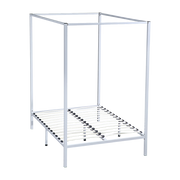 Cream Double Four Poster Bed Frame