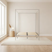 Cream Double Four Poster Bed Frame
