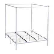Cream King Four Poster Bed Frame