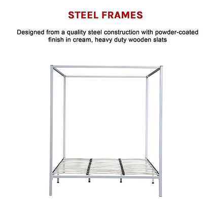 4 Four Poster King Bed Frame V63-826601