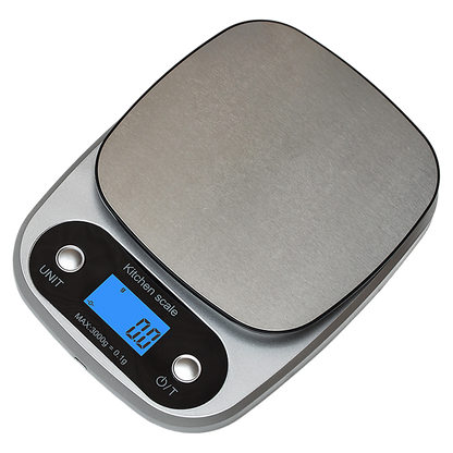0.1g Digital Kitchen Scale 3kg Rechargeable High Precision Food V63-826651