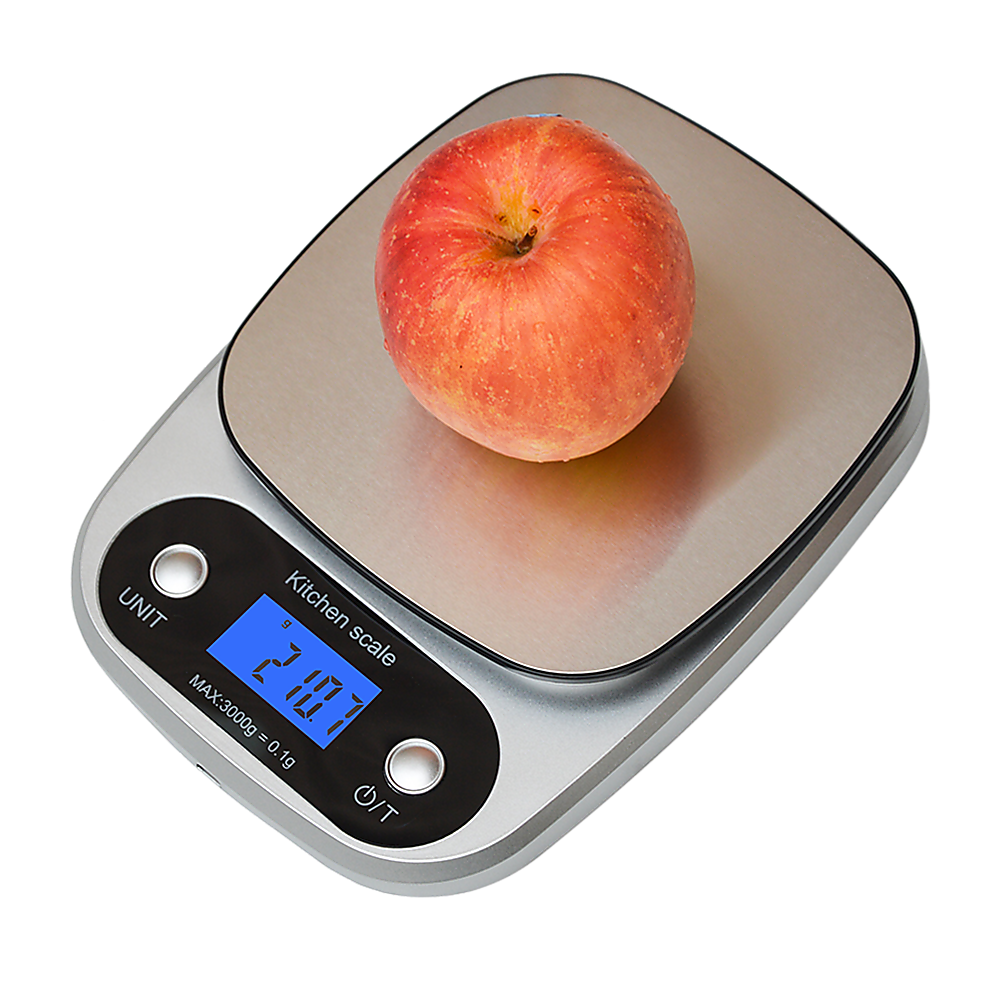 0.1g Digital Kitchen Scale 3kg Rechargeable High Precision Food V63-826651
