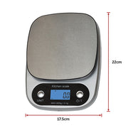 0.1g Digital Kitchen Scale 3kg Rechargeable High Precision Food V63-826651