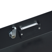 19" Rack Mount 2U Steel Plate DJ Drawer Equipment Cabinet Locking Lockable