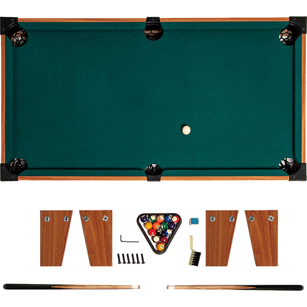 Kids Mini Billiard Table Game Toy Wooden Snooker Pool Home Fun Birthday Gift V63-826721