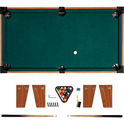 Kids Mini Billiard Table Game Toy Wooden Snooker Pool Home Fun Birthday Gift V63-826721