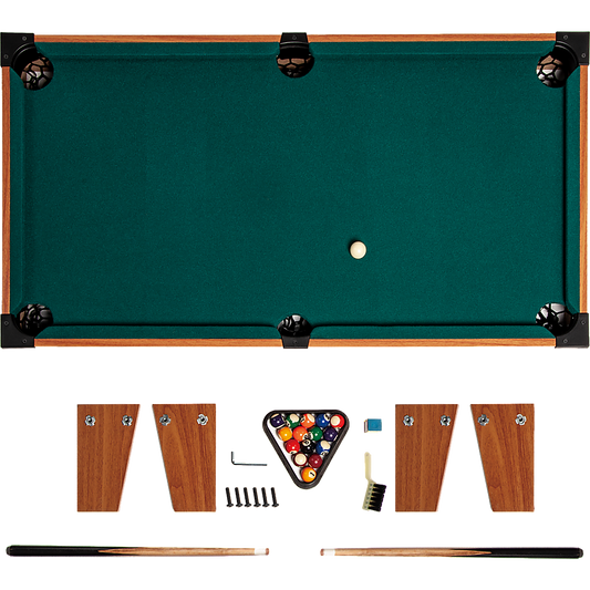 Kids Mini Billiard Table Game Toy Wooden Snooker Pool Home Fun Birthday Gift V63-826721