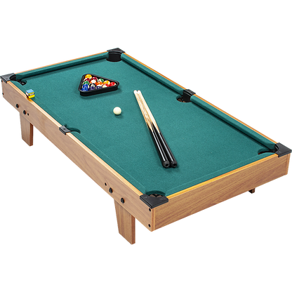 Kids Mini Billiard Table Game Toy Wooden Snooker Pool Home Fun Birthday Gift V63-826721