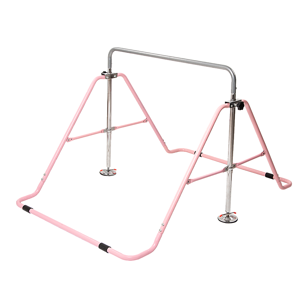 Kids Gymnastics Bars Training Horizontal Bar Monkey Kip Bar Pink V63-826761