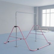 Kids Gymnastics Bars Training Horizontal Bar Monkey Kip Bar Pink