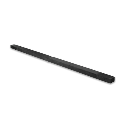 2.2m Gymnastics Folding Balance Beam Black Synthetic Suede V63-826781