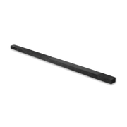 2.2m Gymnastics Folding Balance Beam Black Synthetic Suede