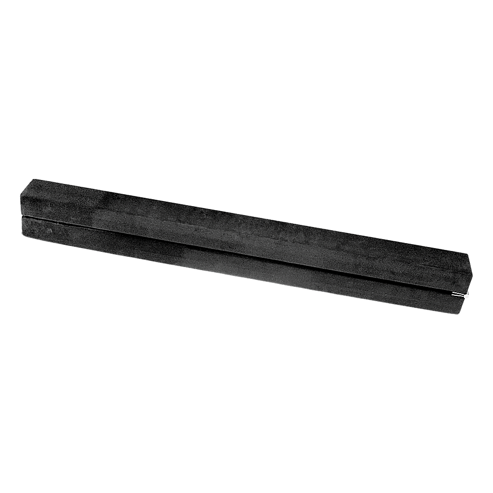 2.2m Gymnastics Folding Balance Beam Black Synthetic Suede V63-826781