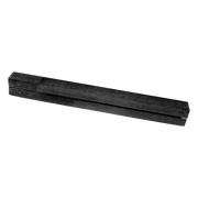 2.2m Gymnastics Folding Balance Beam Black Synthetic Suede