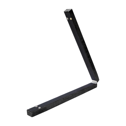 2.2m Gymnastics Folding Balance Beam Black Synthetic Suede V63-826781