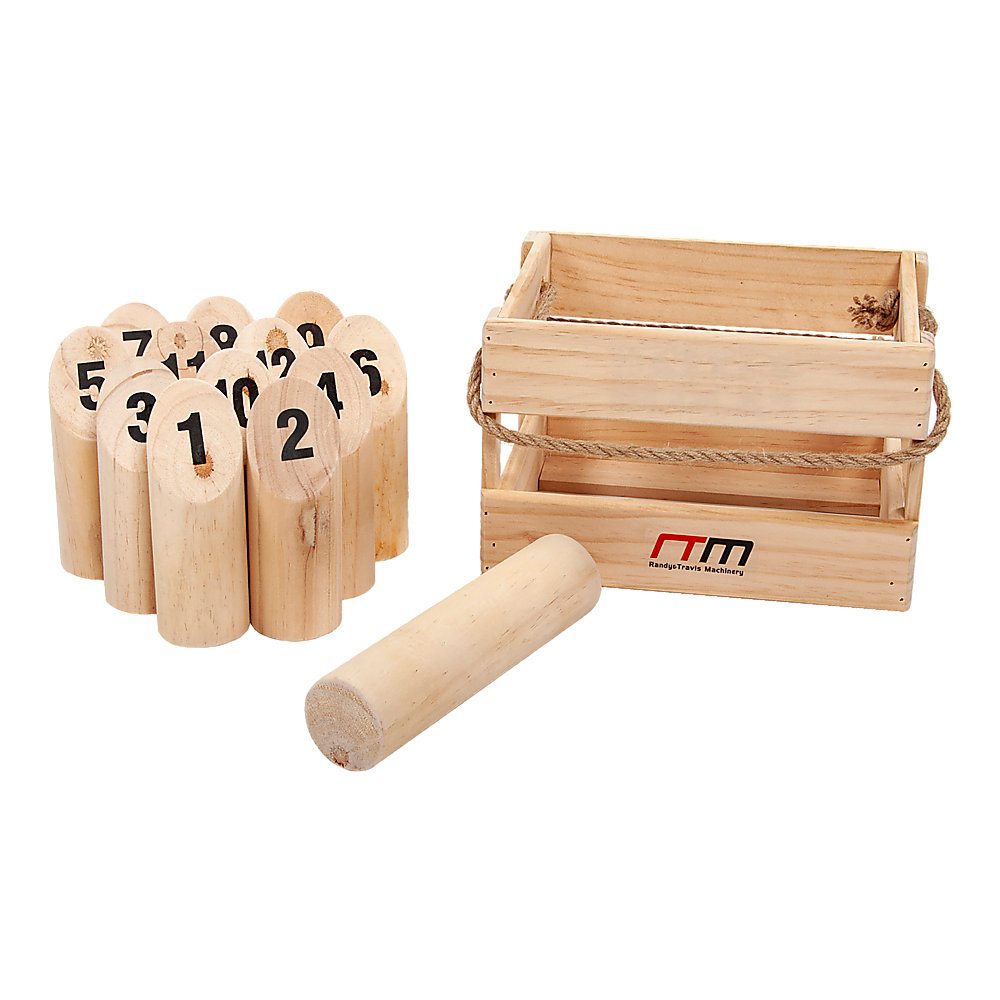 Number Toss Wooden Set Outdoor Games with Carry Case V63-826811