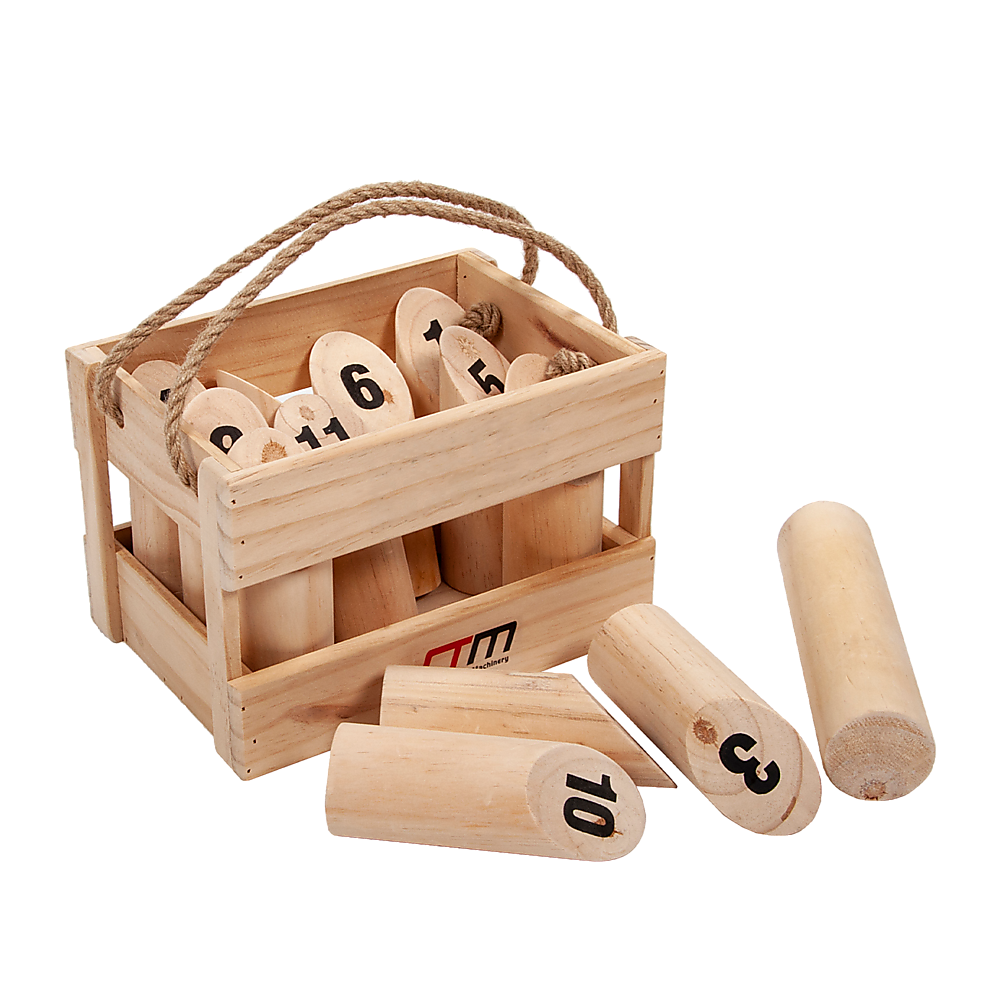 Number Toss Wooden Set Outdoor Games with Carry Case V63-826811