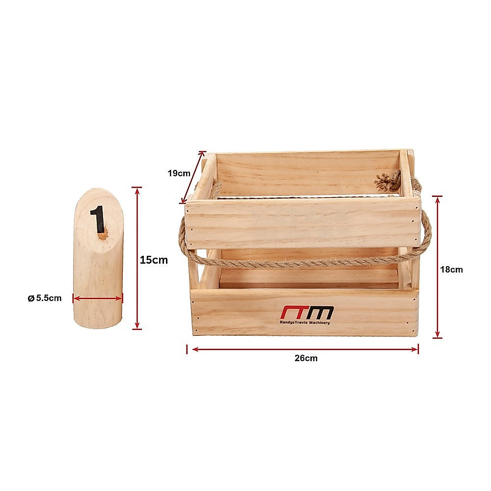 Number Toss Wooden Set Outdoor Games with Carry Case V63-826811