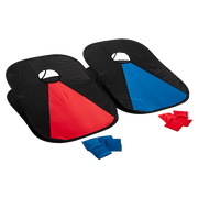 Collapsible Portable Corn Hole Boards With 8 Cornhole Bean Bags, Carry Case V63-826831
