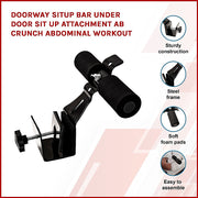 Doorway Sit Up Bar Under Door Ab Crunch Abdominal Trainer Workout V63-826871