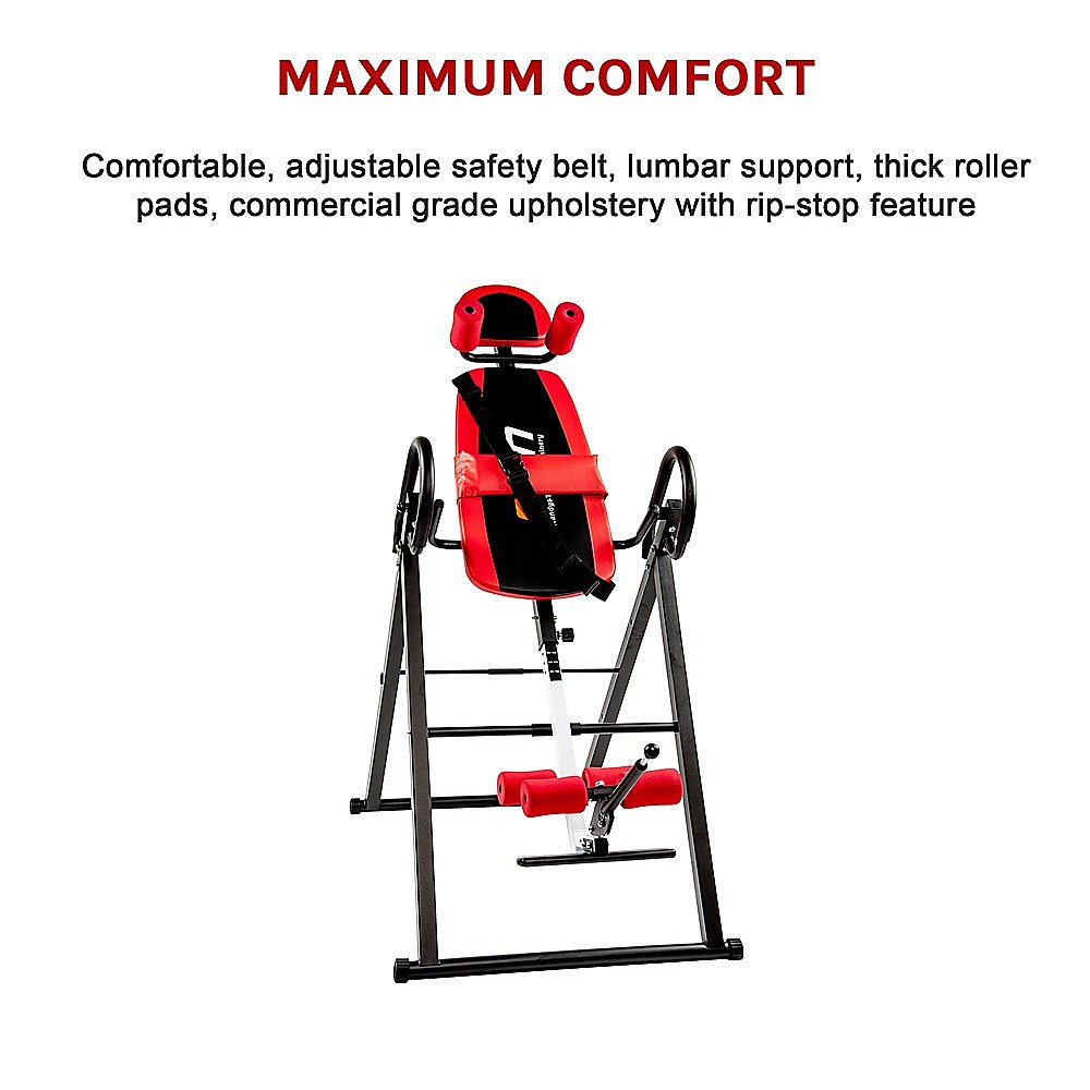 Inversion Table Gravity Stretcher Inverter Foldable Home Fitness Gym V63-826901