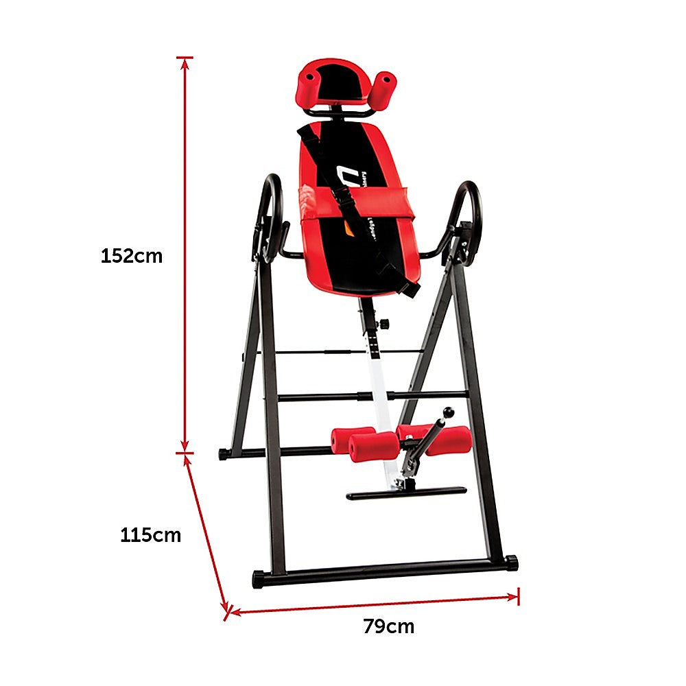 Inversion Table Gravity Stretcher Inverter Foldable Home Fitness Gym V63-826901