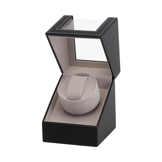 Automatic Watch Winder Display Box Case Motor Rotation Storage PU Leather V63-827061
