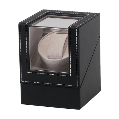 Automatic Watch Winder Display Box Case Motor Rotation Storage PU Leather V63-827061
