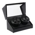 Automatic Quad Watch Winder Wood Display Box Case Motor Rotation Storage V63-827071