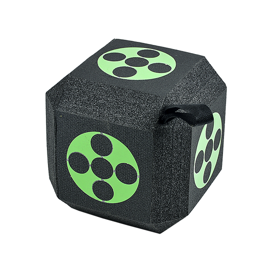 Archery 3D Dice Target Cube Reusable 18 Sides 23CM Self Healing XPE Foam Target V63-827081
