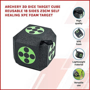 Archery 3D Dice Target Cube Reusable 18 Sides 23CM Self Healing XPE Foam Target V63-827081