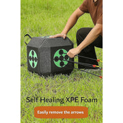 Archery 3D Dice Target Cube Reusable 18 Sides 23CM Self Healing XPE Foam Target V63-827081