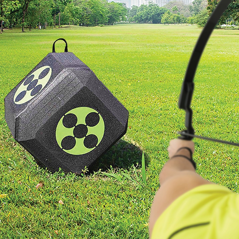 Archery 3D Dice Target Cube Reusable 18 Sides 23CM Self Healing XPE Foam Target V63-827081