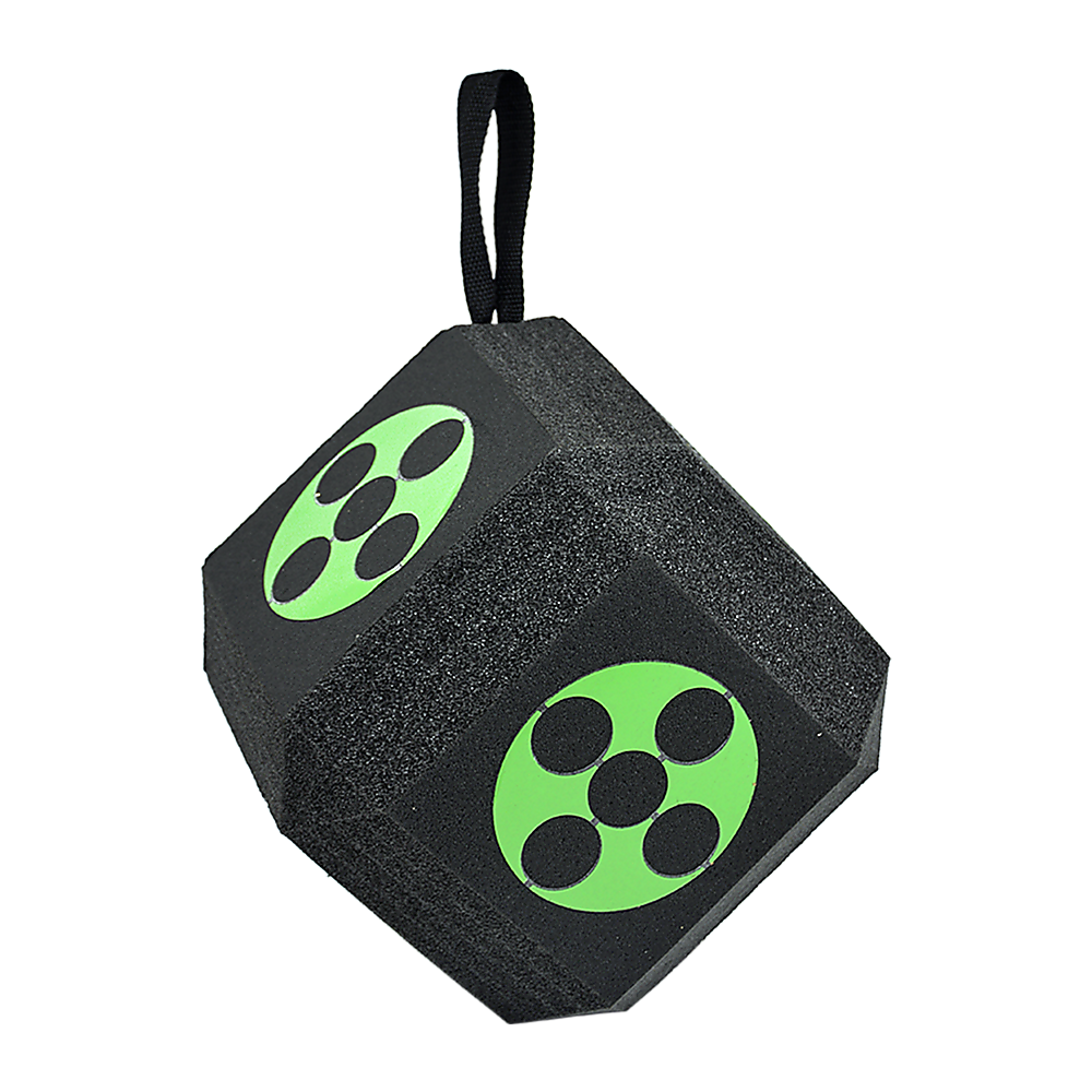 Archery 3D Dice Target Cube Reusable 18 Sides 23CM Self Healing XPE Foam Target V63-827081