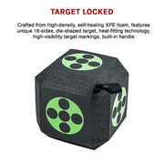 Archery 3D Dice Target Cube Reusable 18 Sides 23CM Self Healing XPE Foam Target V63-827081