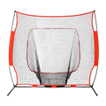 Portable Baseball Training Net Stand Softball Practice Sports Tennis V63-827091