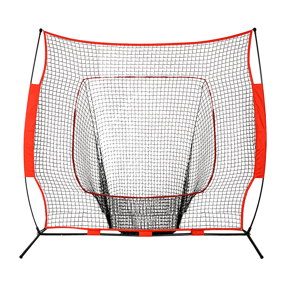 Portable Baseball Training Net Stand Softball Practice Sports Tennis V63-827091