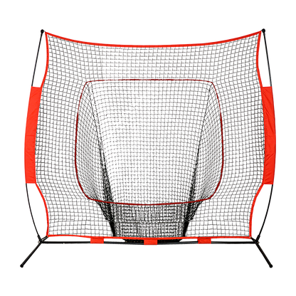 Portable Baseball Training Net Stand Softball Practice Sports Tennis V63-827091