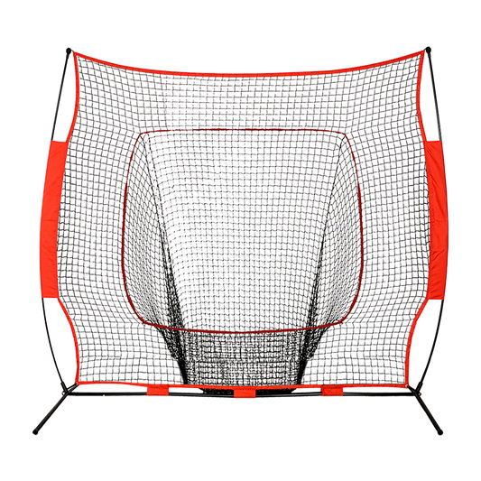 Portable Baseball Training Net Stand Softball Practice Sports Tennis V63-827091