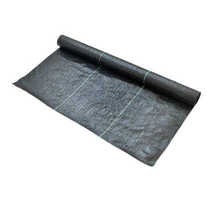 Heavy Duty Weed Control PP Woven Fabric Weed Mat Gardening Plant 1.83m x 30m V63-827111
