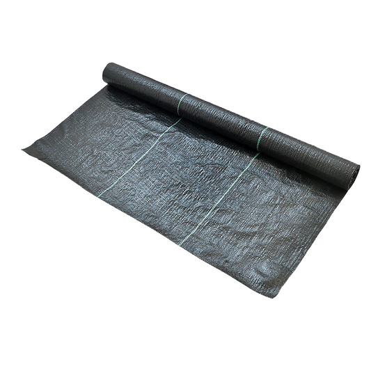 Heavy Duty Weed Control PP Woven Fabric Weed Mat Gardening Plant 1.83m x 30m V63-827111