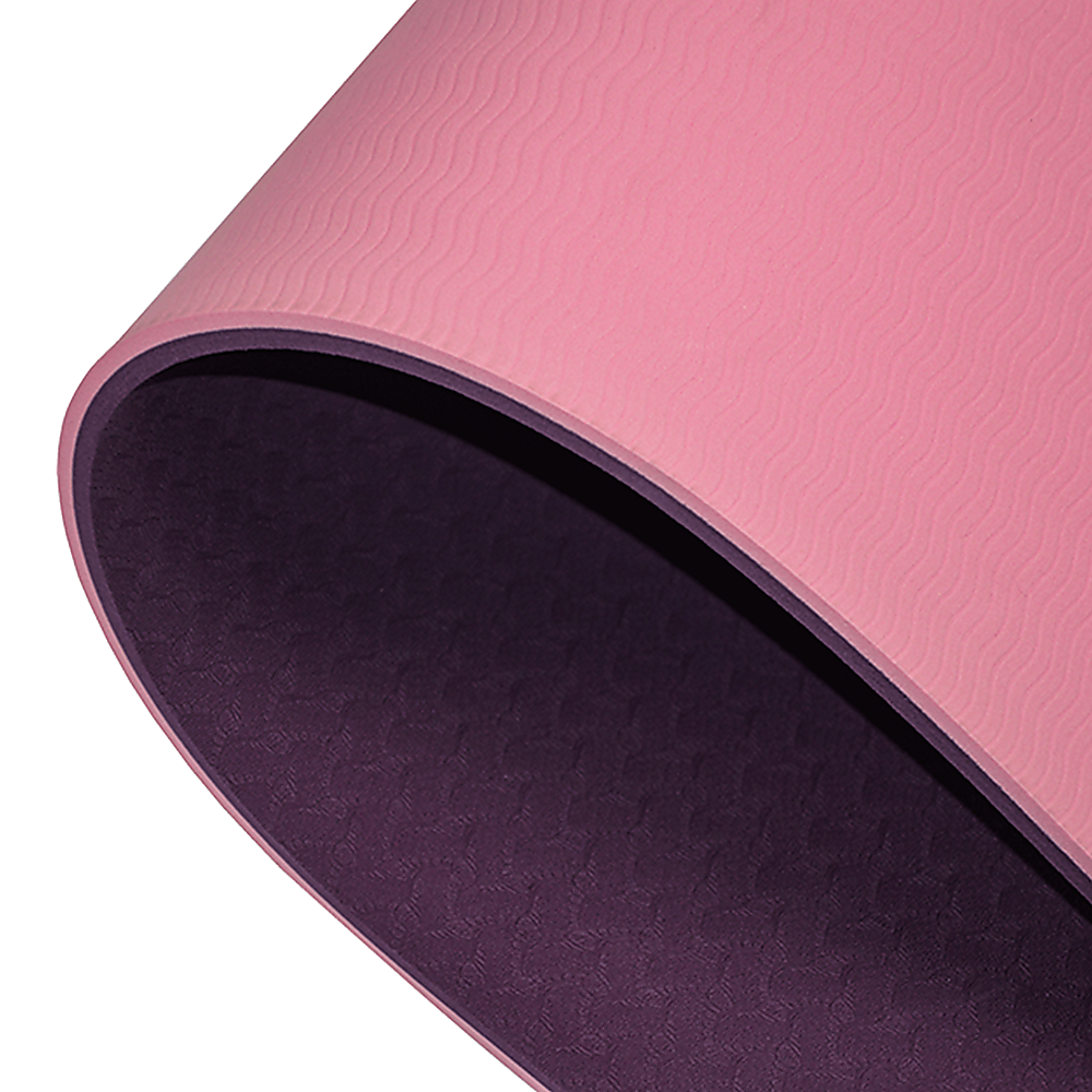 8mm TPE Yoga Mat Exercise Fitness Gym Pilates Non Slip Dual Layer V63-827141