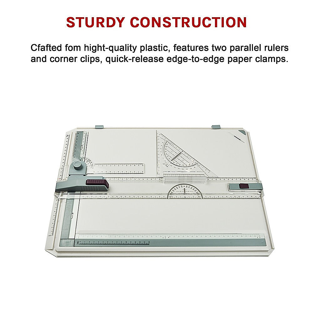A3 Drawing Board Table with Parallel Motion and Adjustable Angle Drafting V63-827181