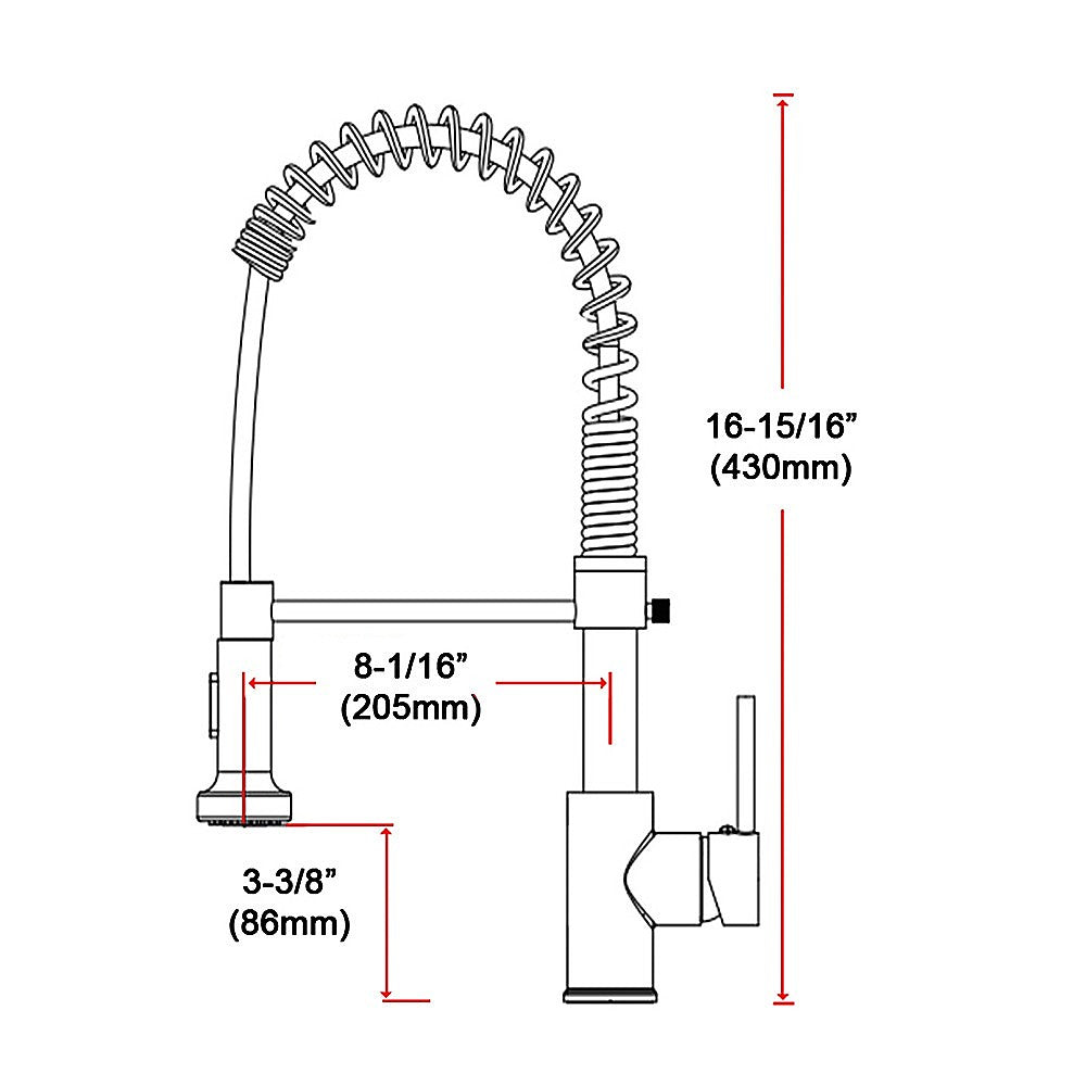 Basin Mixer Tap Faucet w/Extend -Kitchen Laundry Sink V63-827231