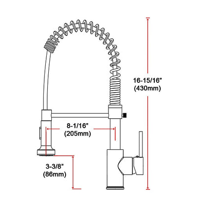 Basin Mixer Tap Faucet w/Extend -Kitchen Laundry Sink V63-827231