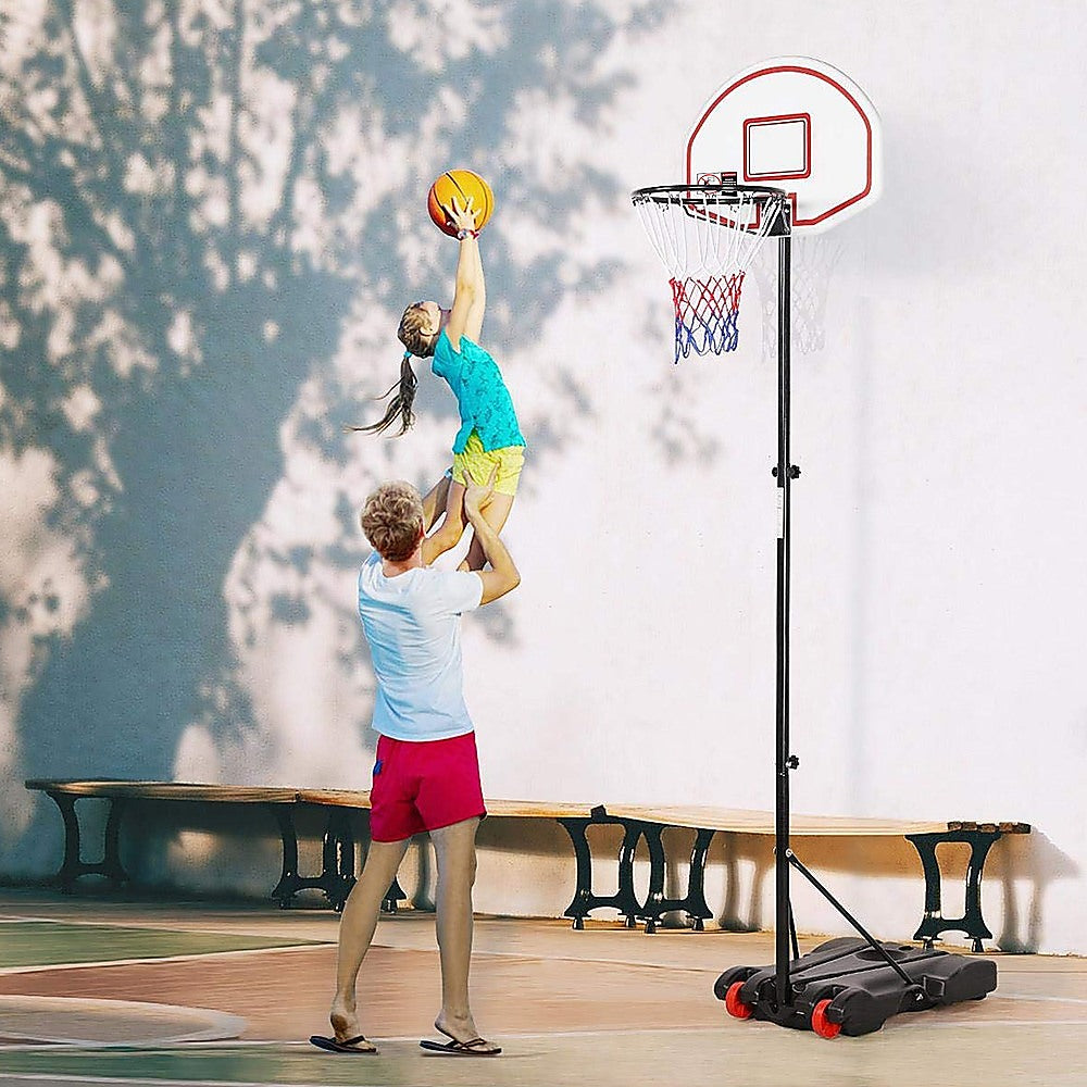 Basketball Ring Hoop Height Adjustable Portable Set V63-827271