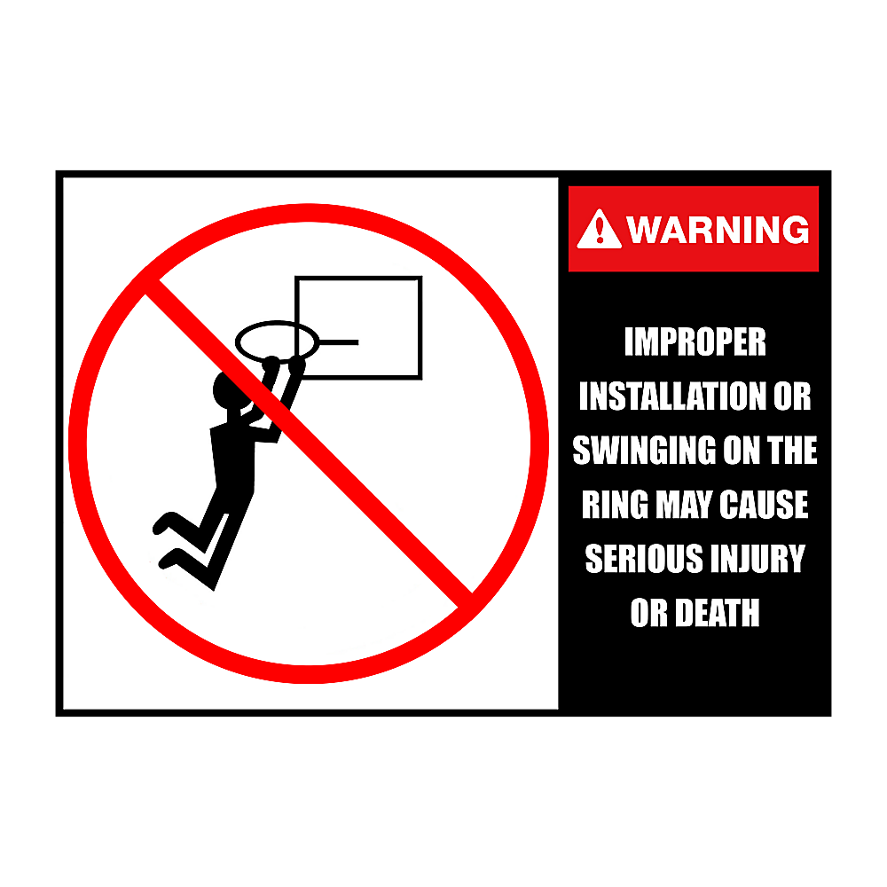 Basketball Ring Hoop Height Adjustable Portable Set V63-827271