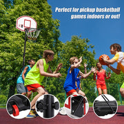 Basketball Ring Hoop Height Adjustable Portable Set V63-827271