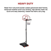 Basketball Ring Hoop Height Adjustable Portable Set V63-827271