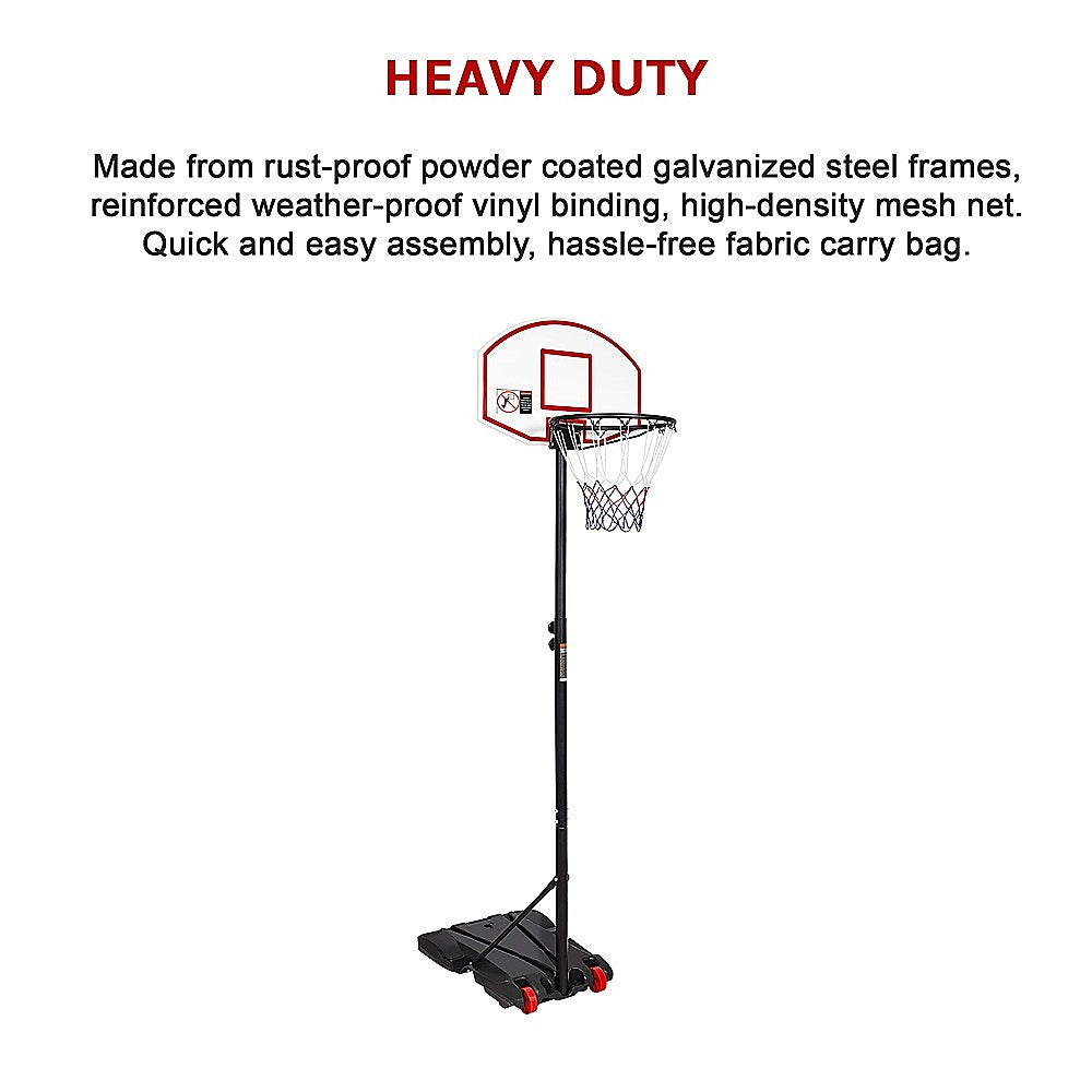 Basketball Ring Hoop Height Adjustable Portable Set V63-827271